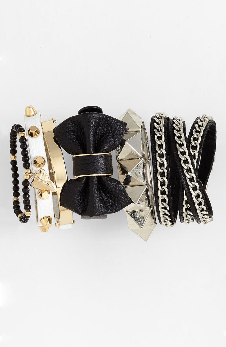 Cara Bow Bracelet, Alternate, color,