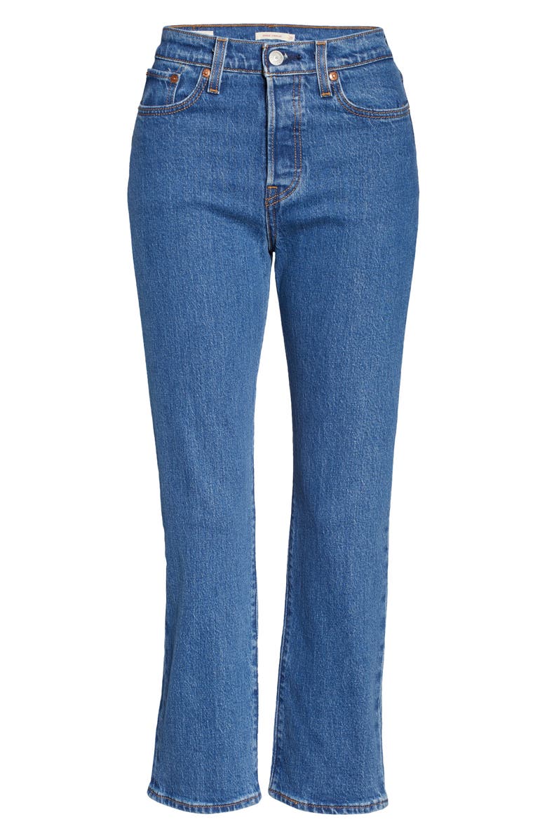 Levi's<sup>®</sup> The Wedgie High Waist Straight Leg Jeans, Alternate, color, 