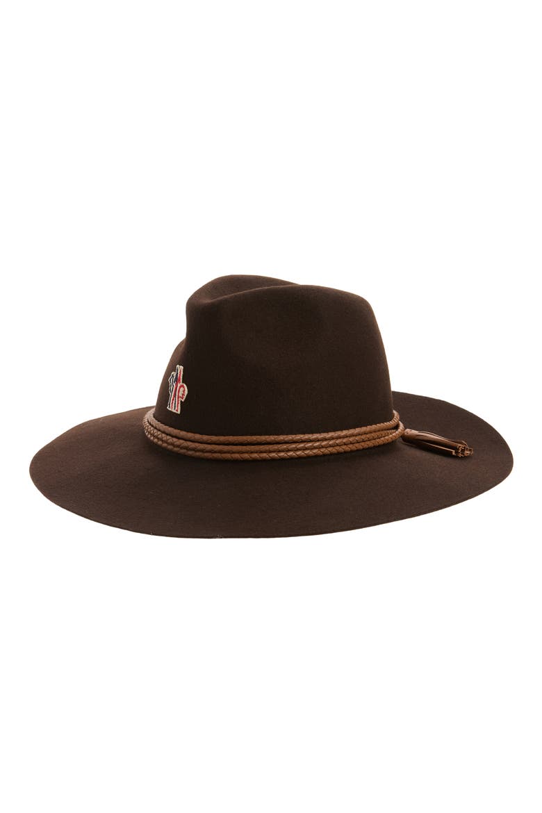 Wool Wide Brim Hat, Main, color, BROWN