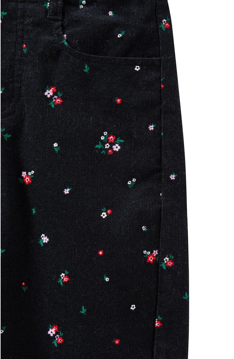 Cotton On Kids Kid's Charlie Barrel Leg Pant, Alternate, color, Black Floral