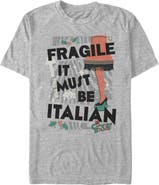 A Christmas Story Men's Fragile It Must Be Italian Short Sleeve Graphic T-Shirt