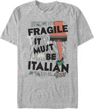 A Christmas Story Men's Fragile It Must Be Italian Short Sleeve Graphic T-Shirt
