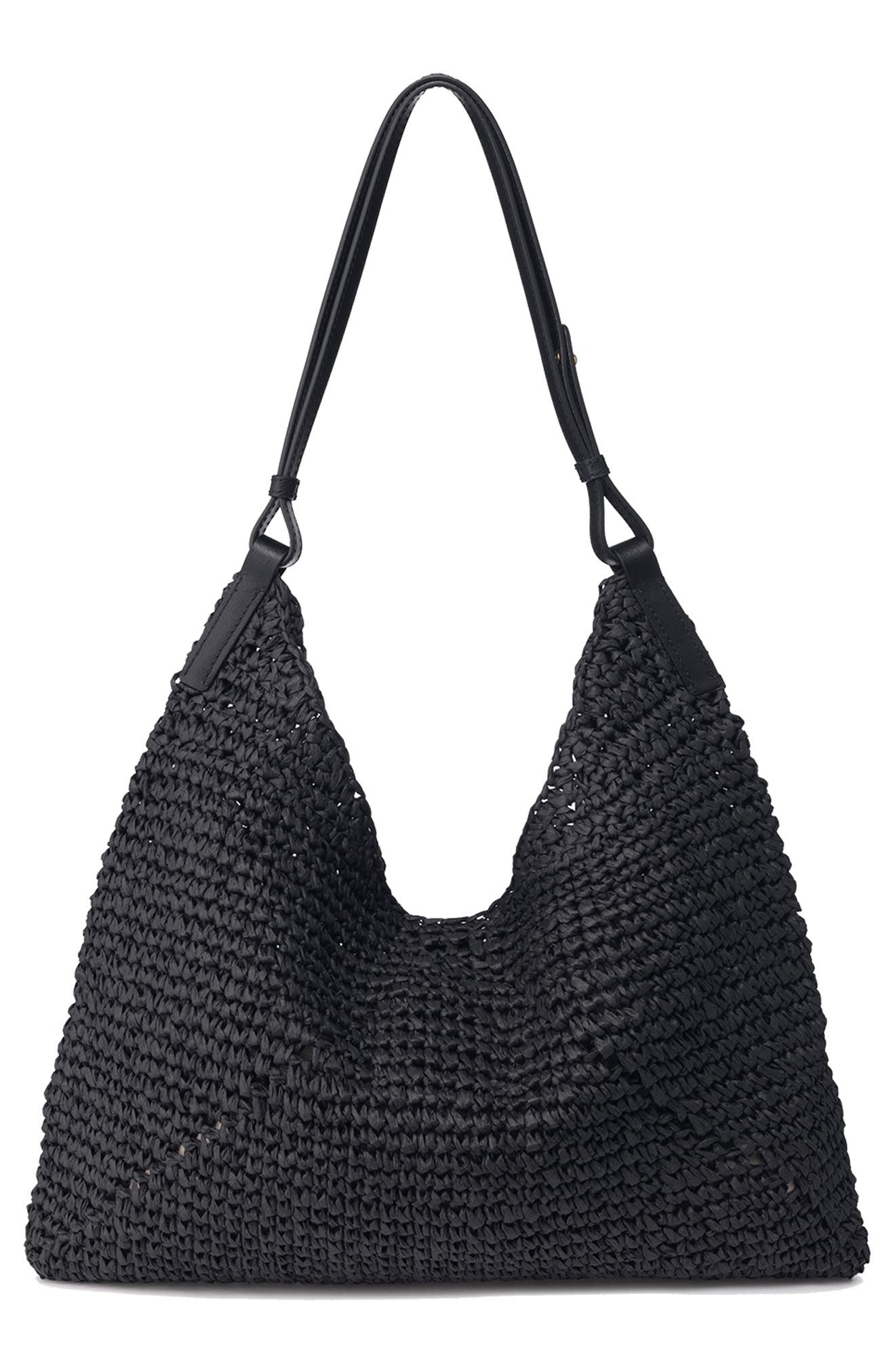 Oryany Raffia Triangle Shoulder Bag, Alternate, color, 