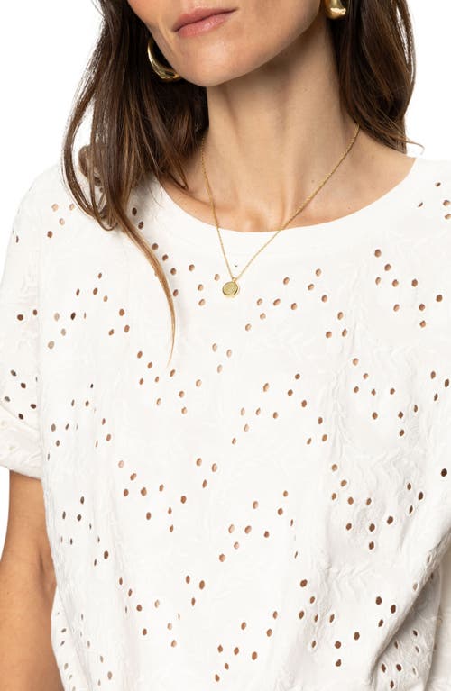 Shop Sanctuary All Day Eyelet Embroidery T-shirt