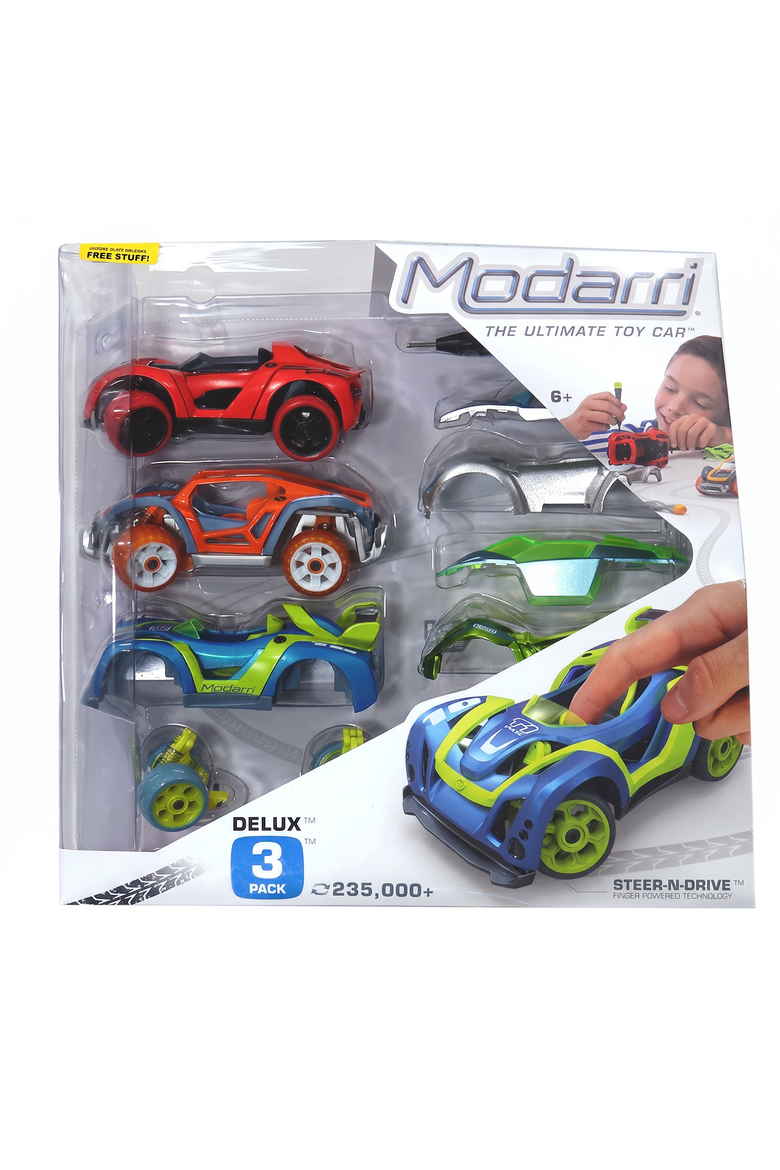 Deluxe Car 3 Pack, Ages 6+, Main, color, Multicolored