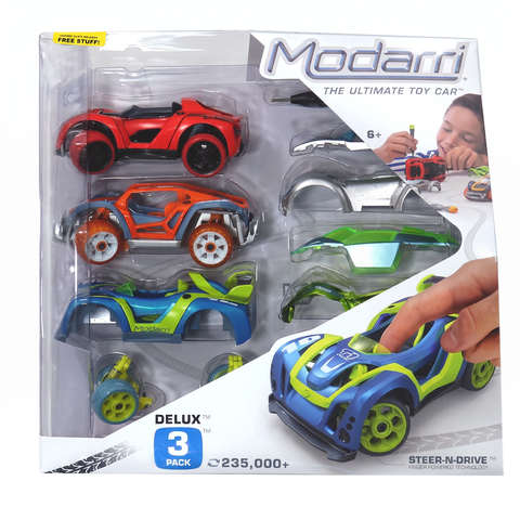 Deluxe Car 3 Pack, Ages 6+