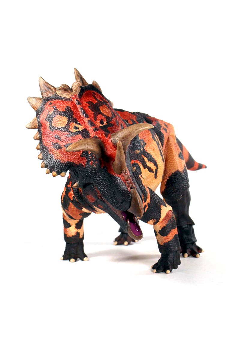 Utahceratops Gettyi Dinosaur Action Figure, Alternate, color, Multicolored