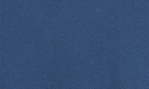 Scotch & Soda Embroidered Logo Piqué Polo In Blue