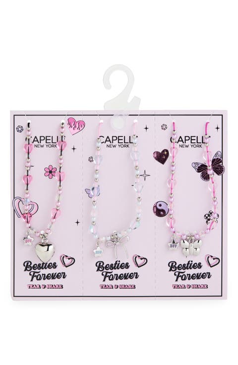 Kids' BFF Set of 3 Necklaces