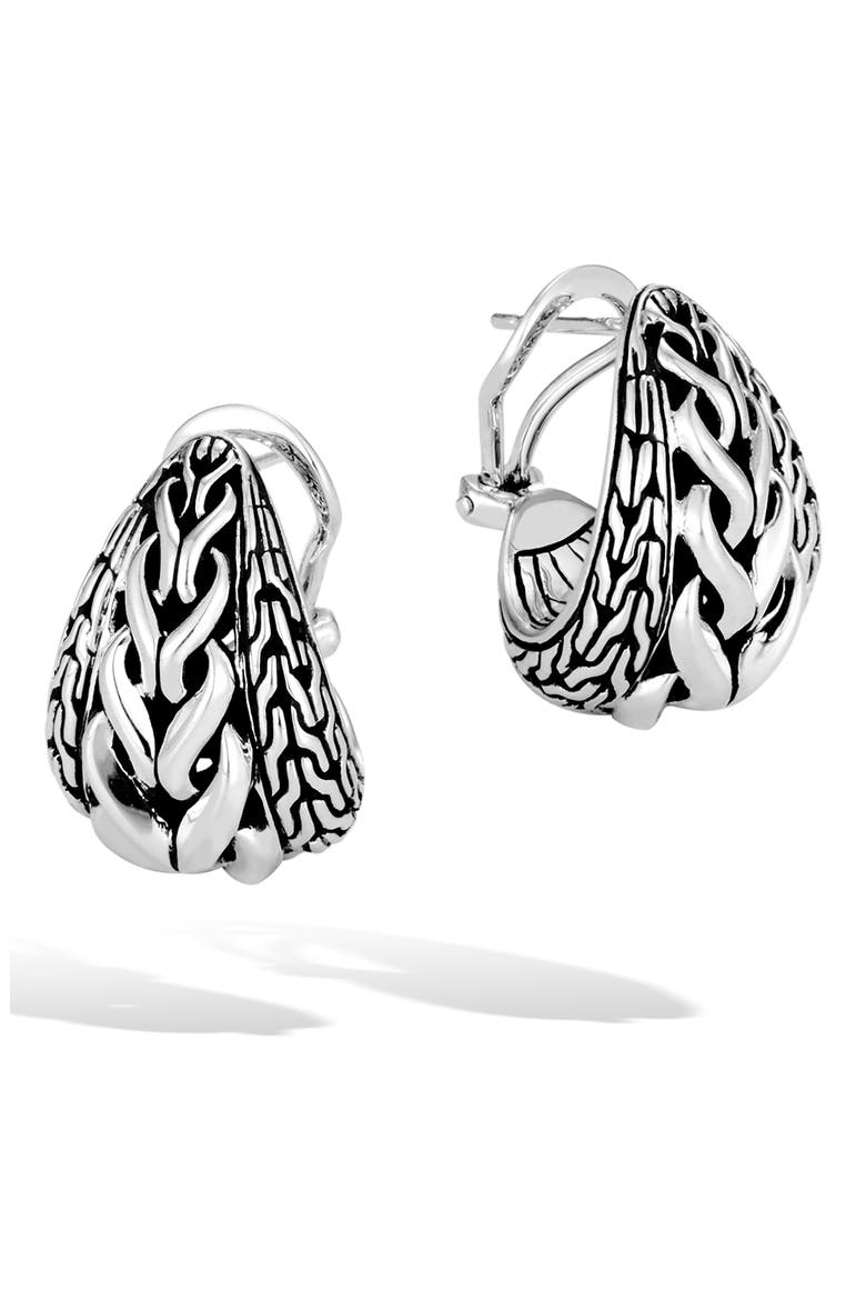 Asli Buddha Belly Earrings, Main, color, SILVER