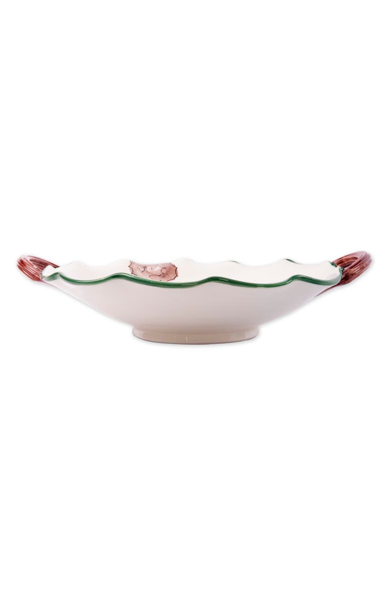 VIETRI Old St. Nick Scallop Handled Bowl, Alternate, color,