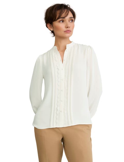 Dominica Lace Trim Blouse