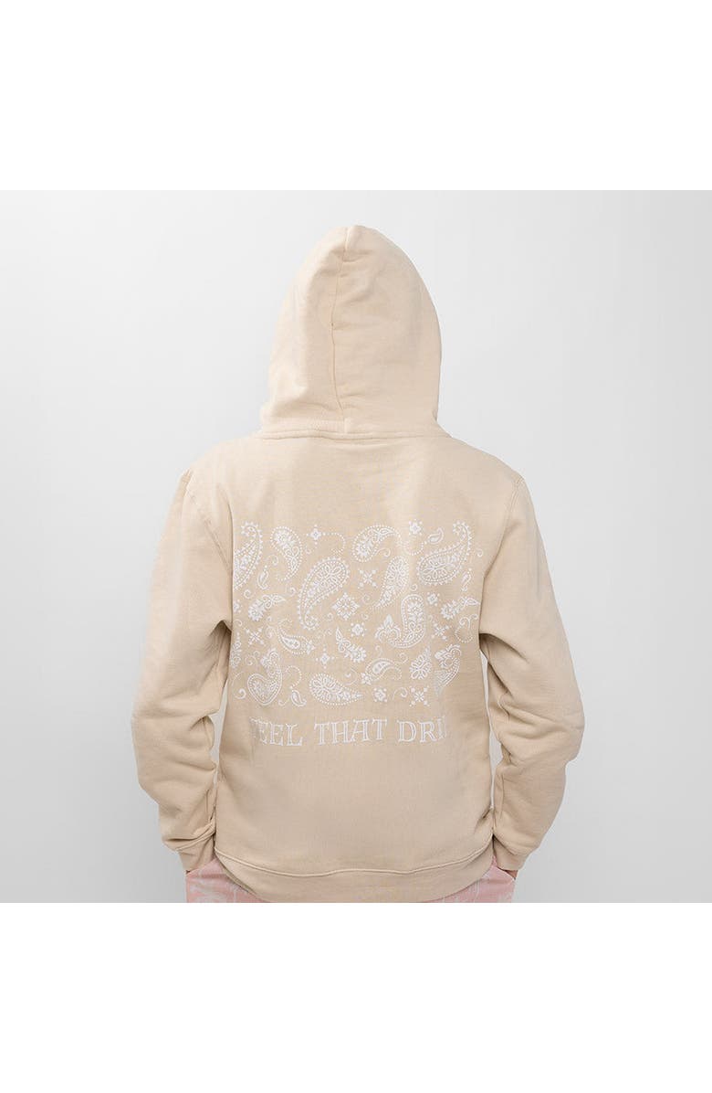 The Drip Shop Paisley Paradise Graphic Hoodie - Big Kid, Alternate, color, Bone
