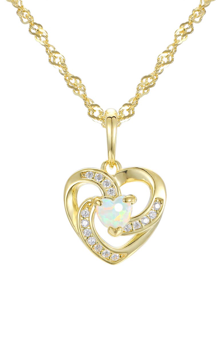 FZN Kid's Pendant Necklace, Main, color, Yellow