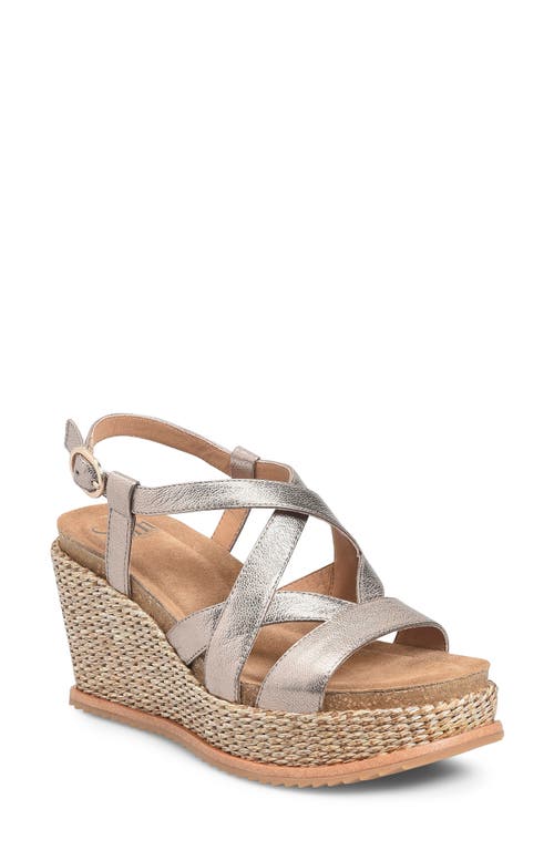 SÖFFT SÖFFT DEVYN SLINGBACK ESPADRILLE PLATFORM WEDGE SANDAL