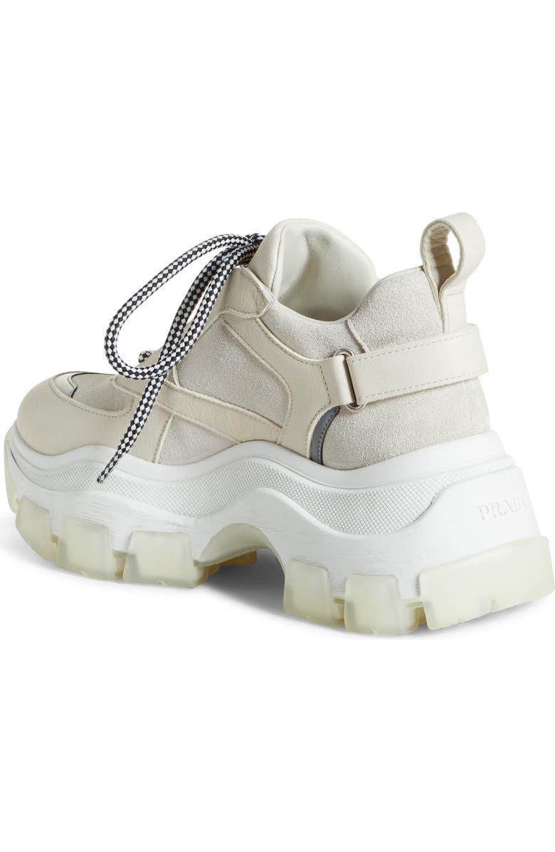 Prada Platform Sneaker, Alternate, color,