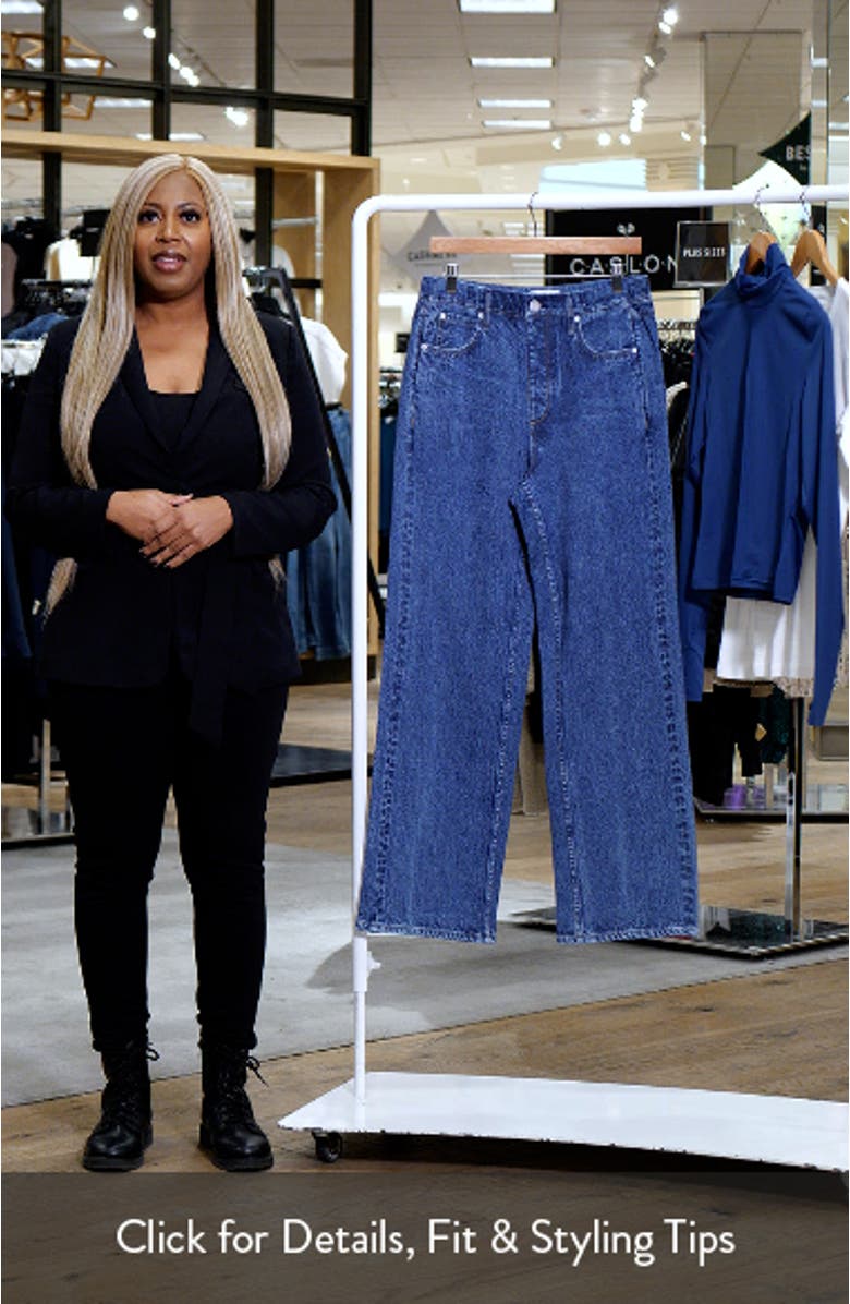 Miramar Fleece Terry Wide Leg Sweatpant Jeans, sales video thumbnail