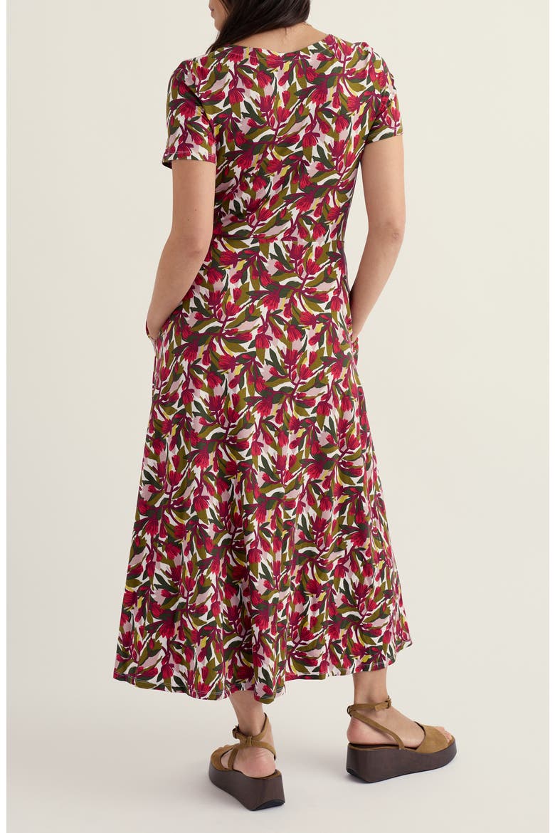 organic cotton midi dress Fei Wrap Dress at Modern Citizen