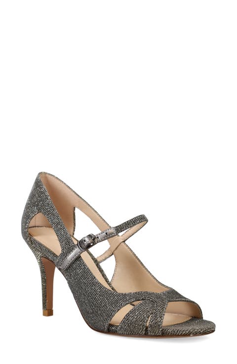 Rosita 2 Metallic Peep Toe Pump (Women)