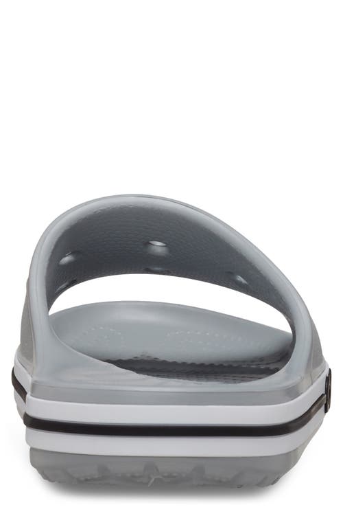 Crocs Bayaband Slide Sandal In Light Grey