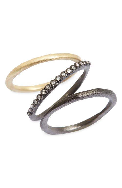 Armenta Old World Diamond Stacking Rings