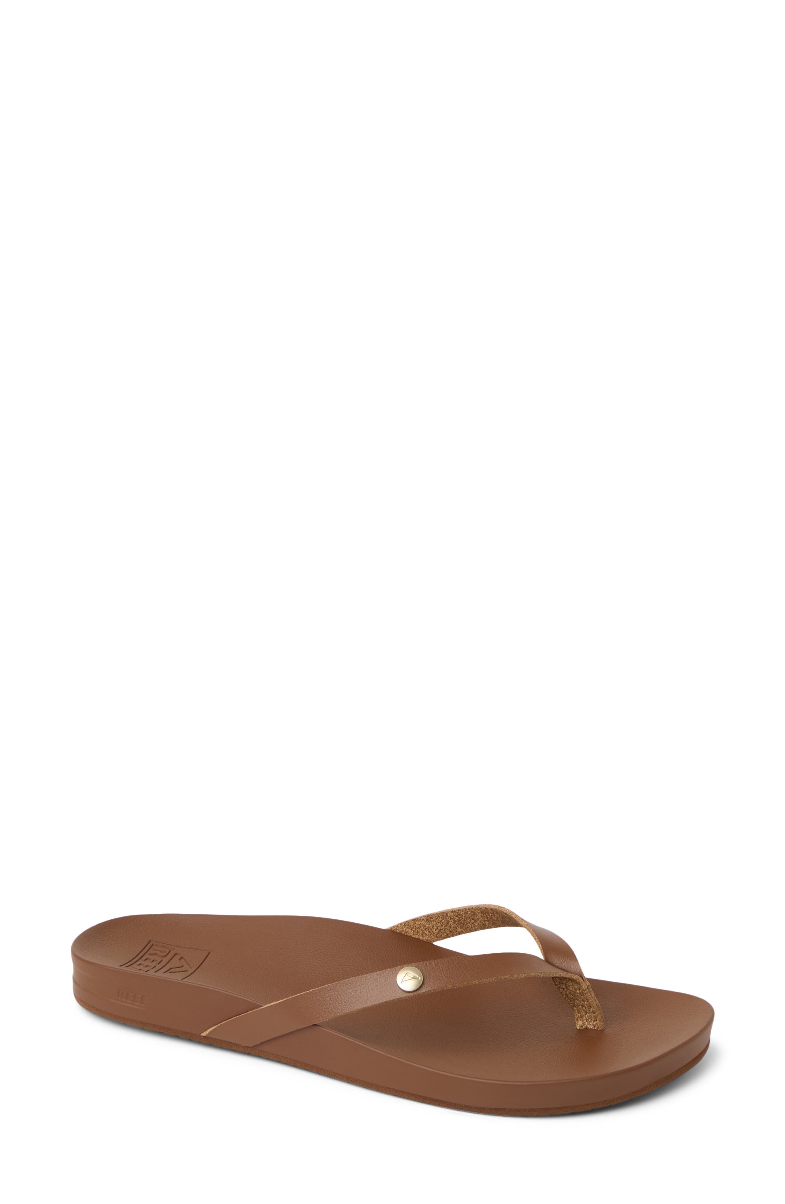 Reef Vista Ivy Flip Flop, Main, color, Chocolate