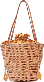 The Artisan & Company Rattan Mesh Tote Shopper