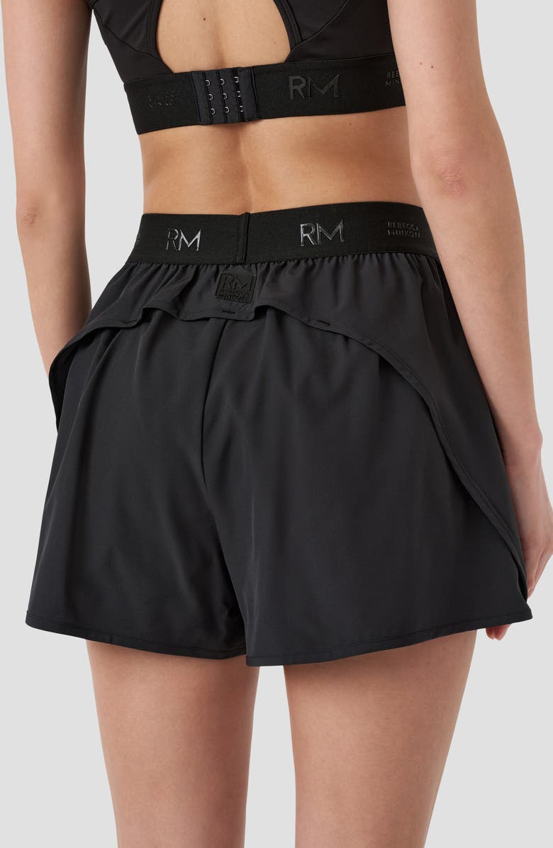 RM Rebecca Minkoff Lite Fly Running Shorts, Alternate, color, Black