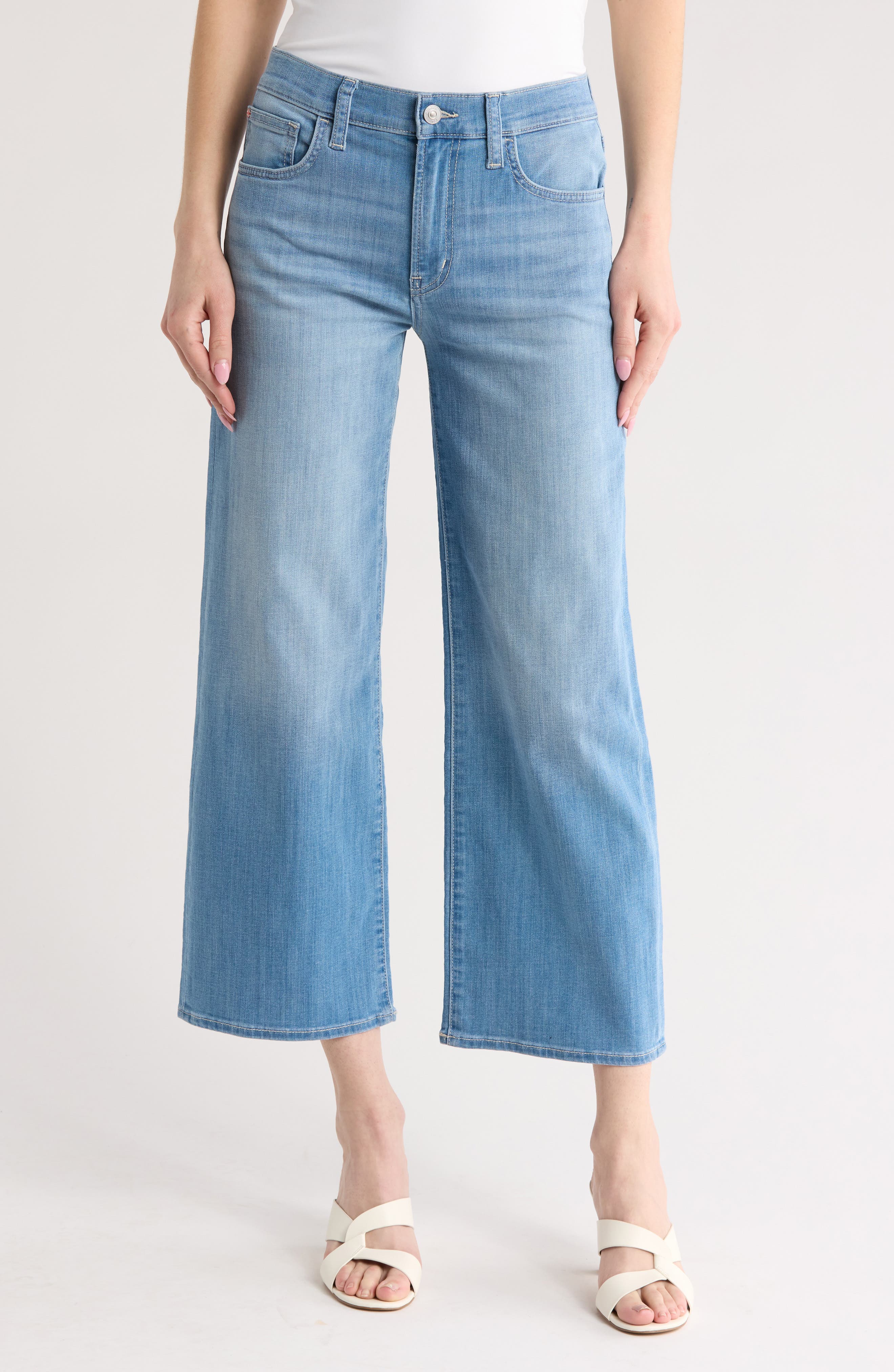 Hudson Jeans Rosalie High Waist Wide Leg Jeans