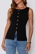VICI Collection Paris Button-Up Sweater Vest