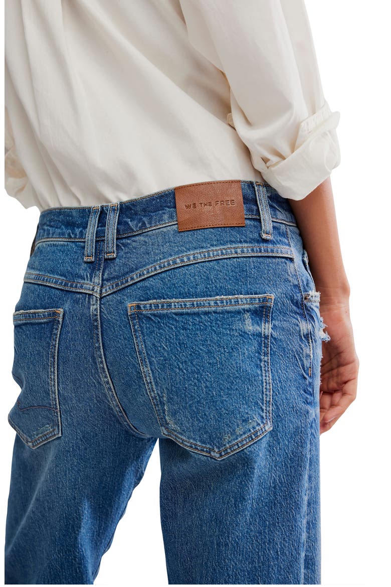 We the Free Risk Taker Raw Hem Straight Leg Jeans, Alternate, color, CHANCE