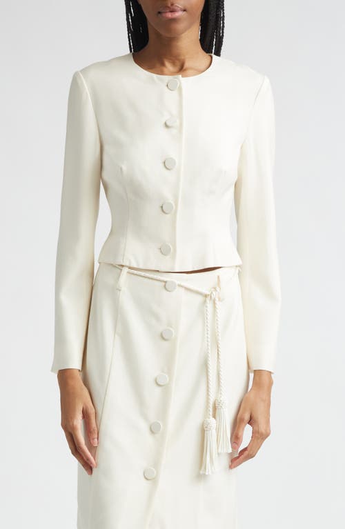 Posse Elspeth Wool Jacket In White
