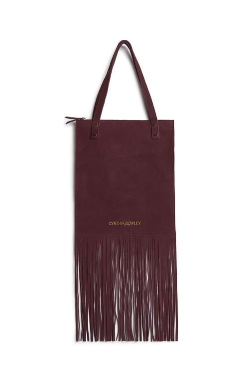 CYNTHIA ROWLEY CYNTHIA ROWLEY FELICITY FRINGE SUEDE TOTE 