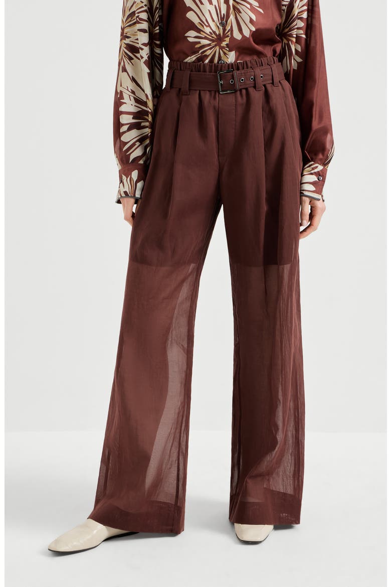 Loose trousers, Main, color, Bordeaux