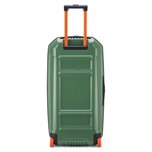 Jeep Jh003b Checked-large 30 Inch Hardside Expandable Luggage With Two Wheels In Green