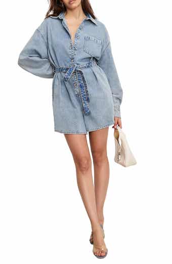 Good American Weightless Denim Romper