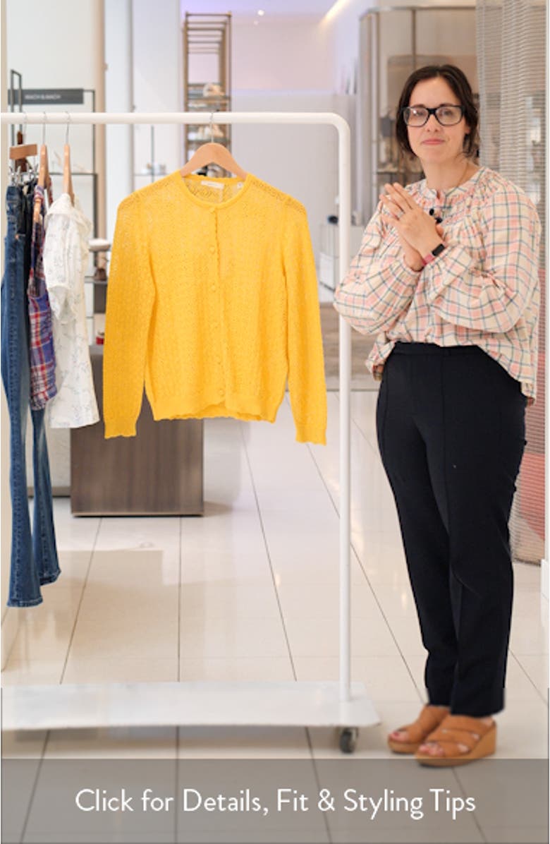 Diane Pointelle Cardigan, sales video thumbnail