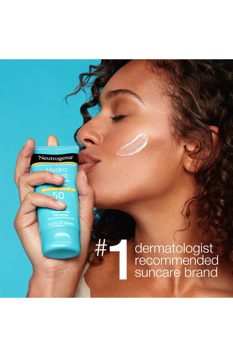 NEUTROGENA Hydro Boost Water Gel Moisturizing Sunscreen Lotion with Broad Spectrum SPF 50 - 3.0 fl. oz., Alternate, color,