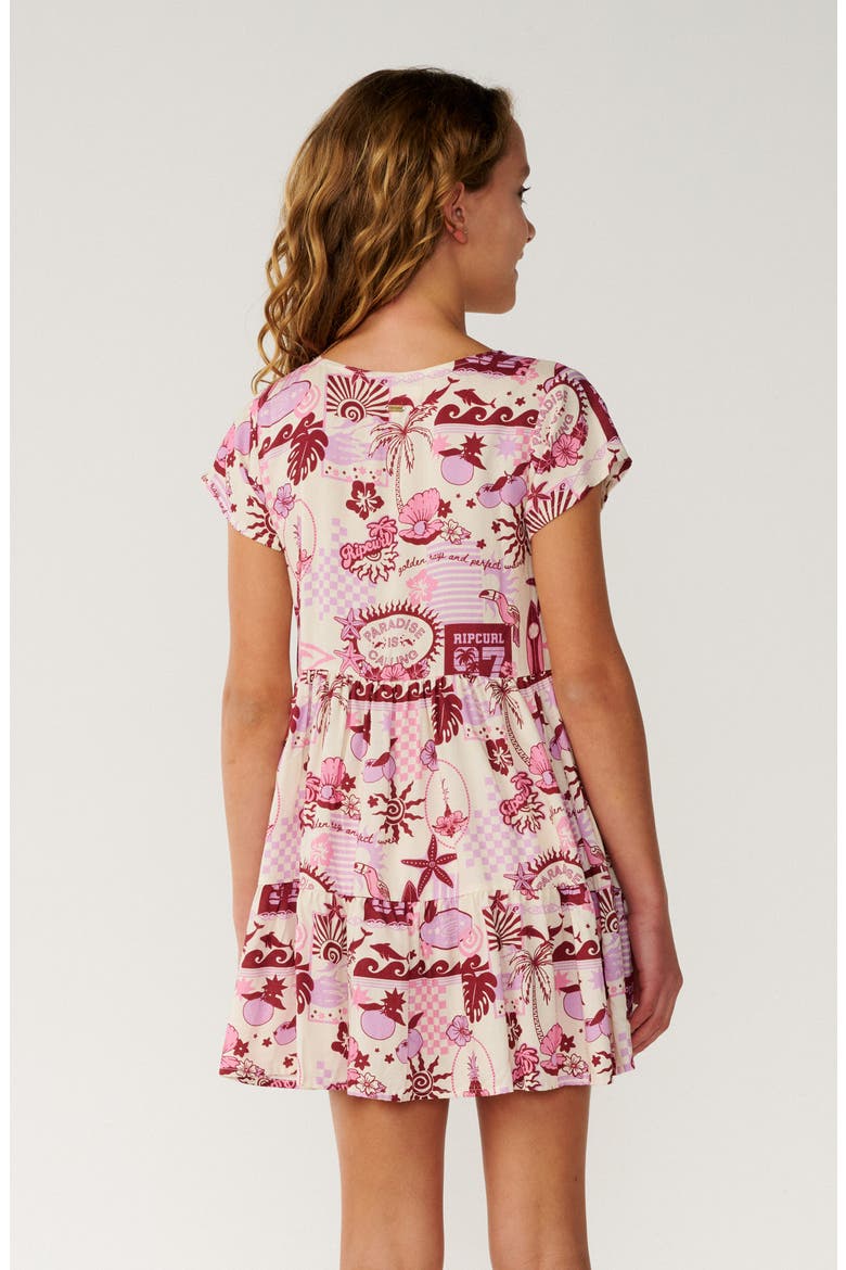 Kids' Costa Del Sol Woven Dress, Alternate, color, LILAC