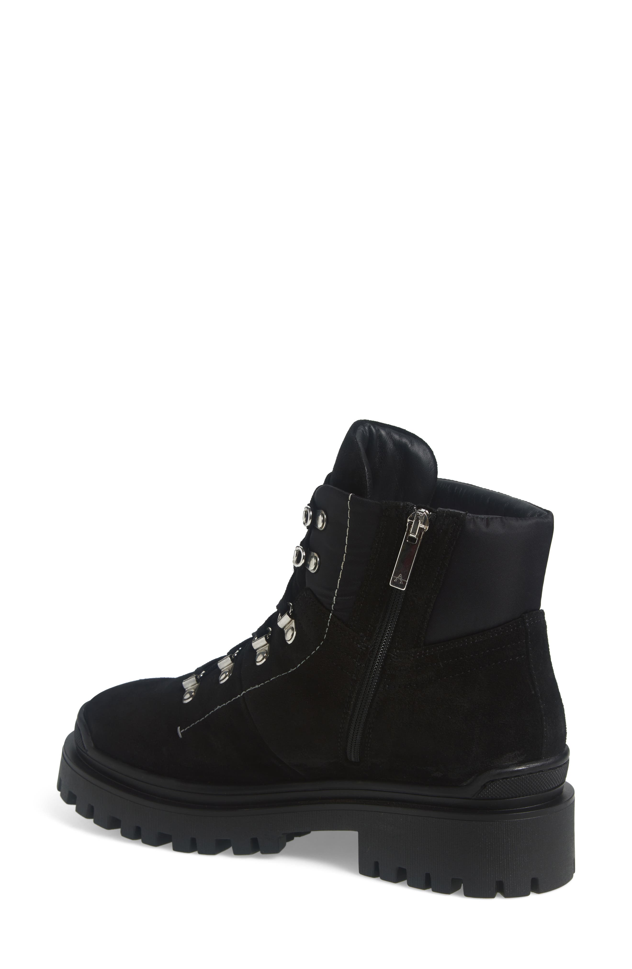 Aquatalia Cynthia Boot, Alternate, color, Black