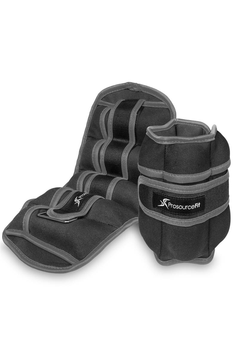 ProsourceFit Adjustable Ankle Weights, Main, color, 5 Lb