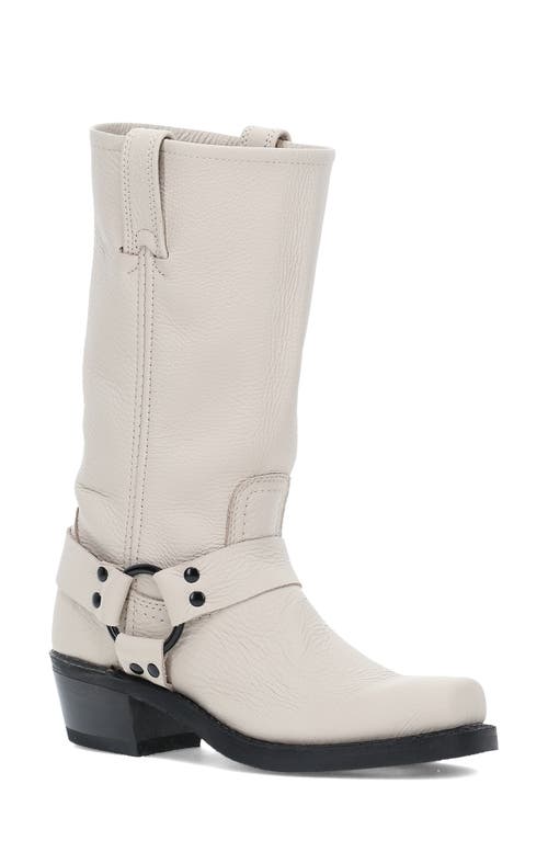 Frye Harness Square Toe Boot In Stone