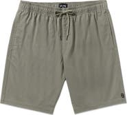 Billabong Larry Layback Twill Drawstring Shorts