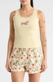 Vinyl Icons Rib Dog Graphic Tank