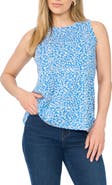 Chaus Floral Print Sleeveless Top