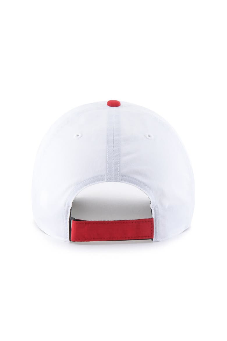 Men's '47 White/Red Philadelphia Phillies Vista Mini Clean Up brrr° Adjustable Hat, Alternate, color, White