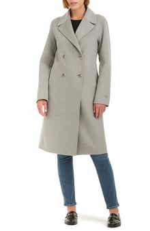Vince Camuto Kyle Relaxed Fit Double Face Wool Blend Coat