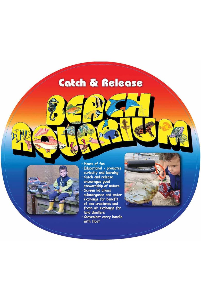 Catch & Release Beach Aquarium, Clear Terrarium Orb, Alternate, color, Multicolored