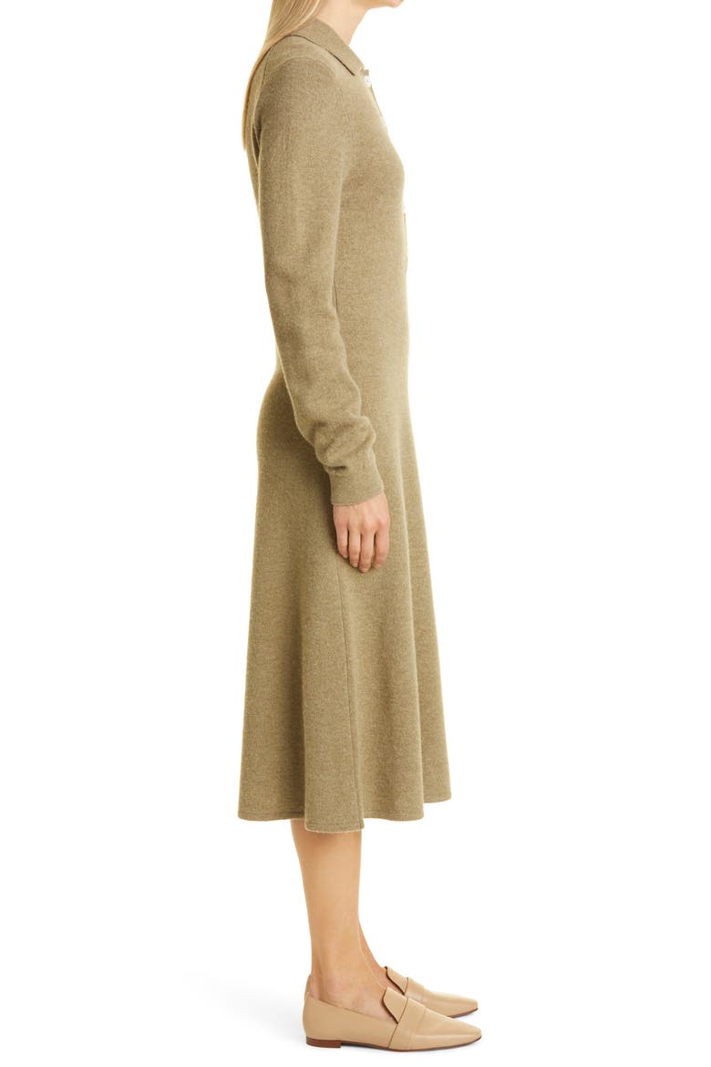 Amarita Long Sleeve Wool Sweater Dress, Alternate, color, COVERT GREEN