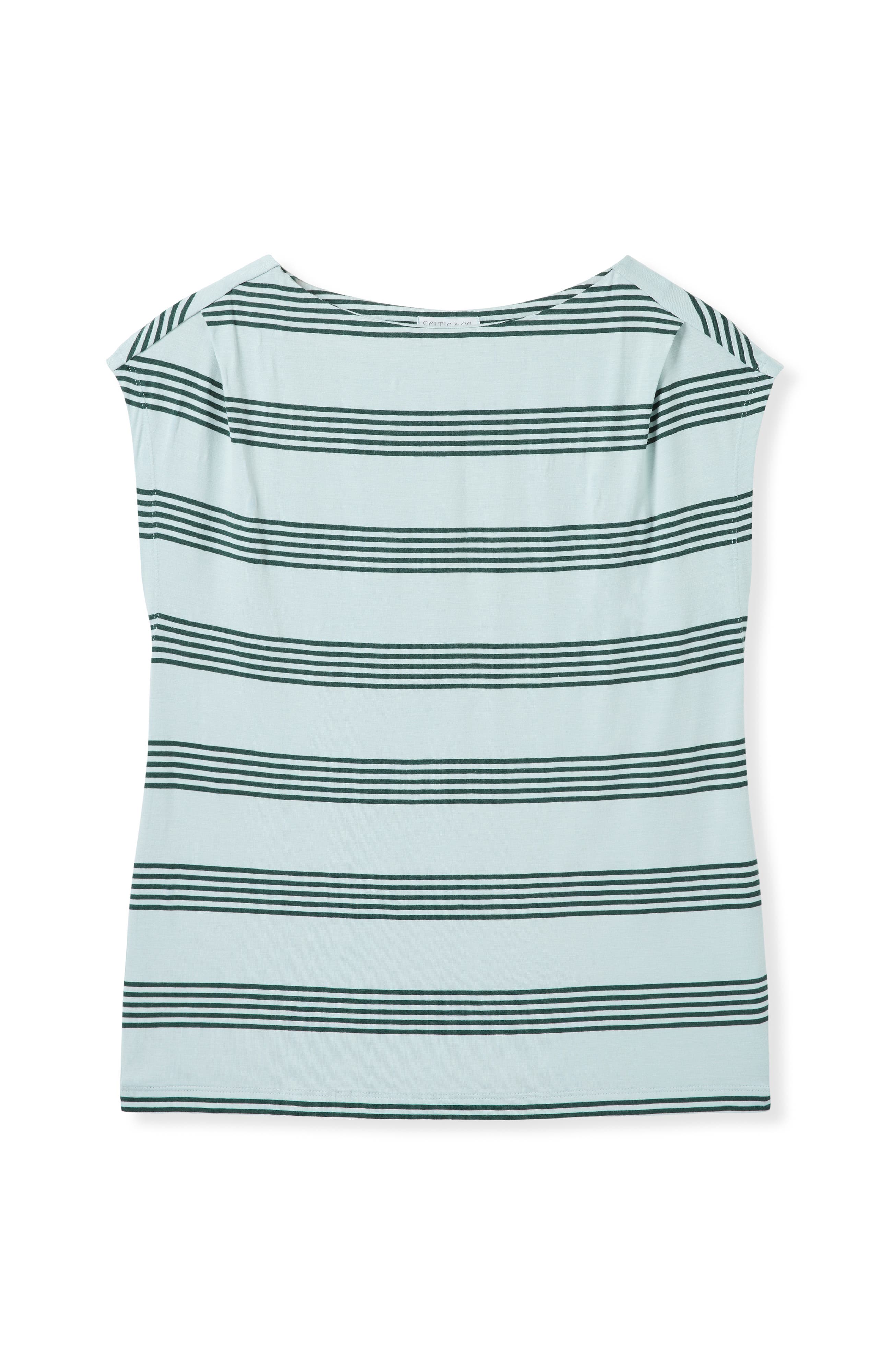 Slash Neck Cap Sleeve T-Shirt - image 4